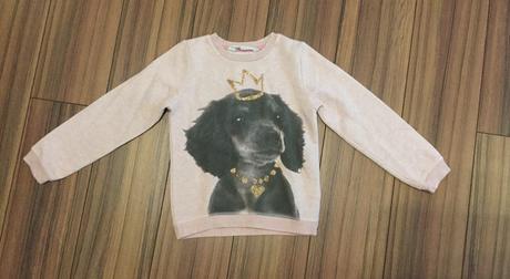 Krasna mikinka so psikom h&m, h&m,116