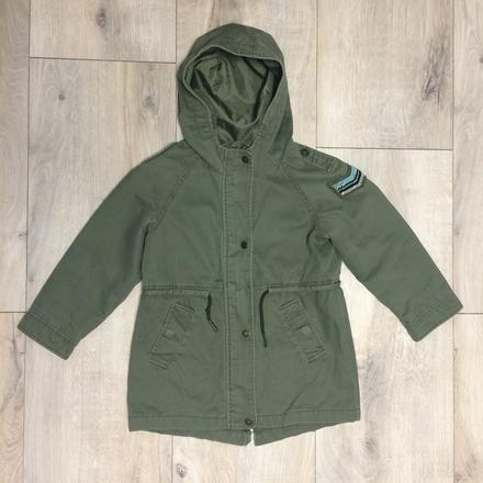 Bunda parka prechodná dievčenská zara č.122, 6-7y, zara,122