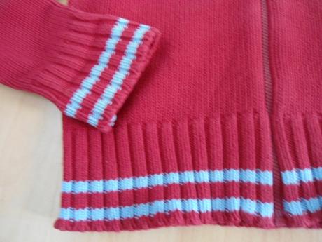 Cerveny sveter, h&m,m