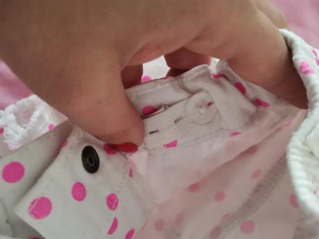 Bodkované riflové šortky, kiki&koko,116