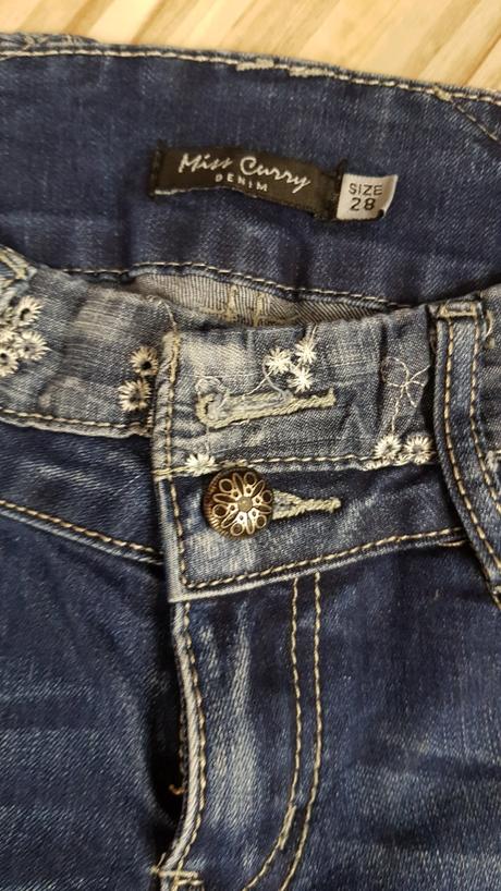 Dámske rifle č.28, denim,28