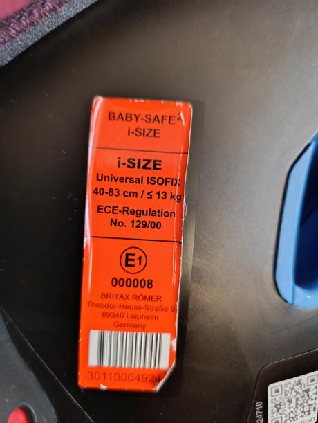 Vajíčko - autosedačka britax römer baby-safe, britax