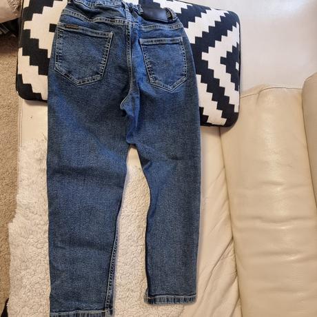 Zara 1x oblecene mrkvove dzinsy, zara,140