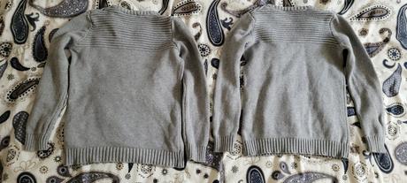 Sveter sivý dvojicky, lupilu,110