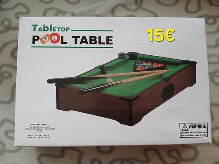 Mini stolovy biliard pre deti,