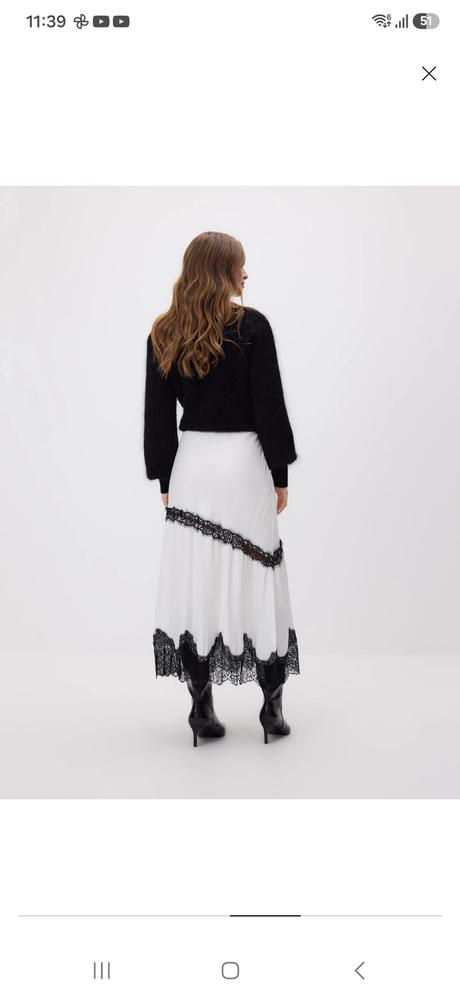 Satenova sukna, reserved,xs