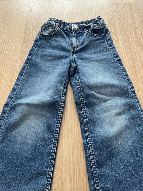 Široké dievčenské rifle, h&m,116