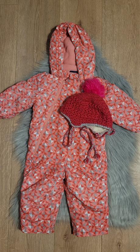 Zimná kombinéza čiapka grátis, lupilu,74
