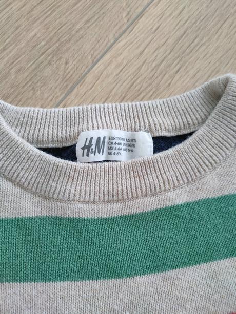 Chlapčenský svetrík h&m, veľ. 110/116, h&m,110