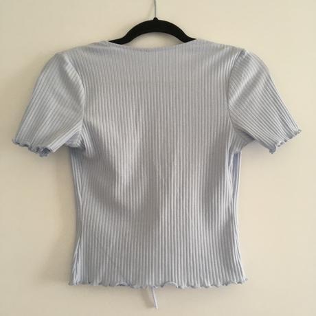 H&m romantický top so zaväzovaním, h&m,xs