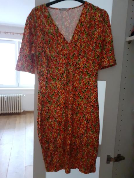 Dámske letné kvietkované šaty, orsay,170