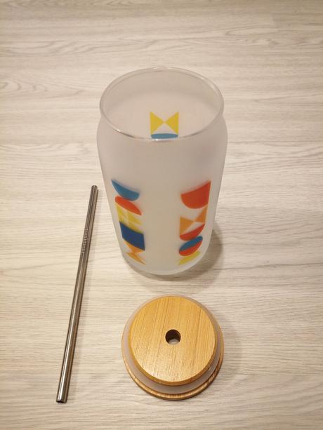 2x pohár so slamkou, 