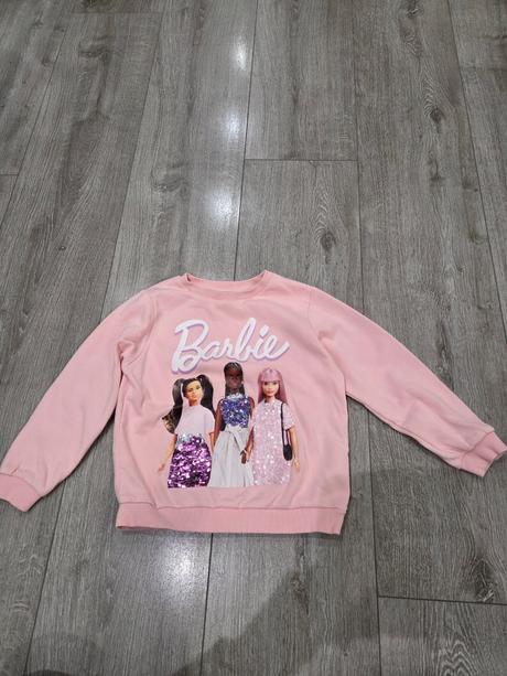 Mikina barbie, h&m,128