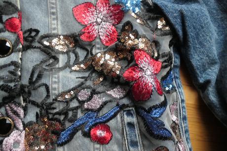 Desigual original nadherna,vysivana riflovka 38, desigual,38