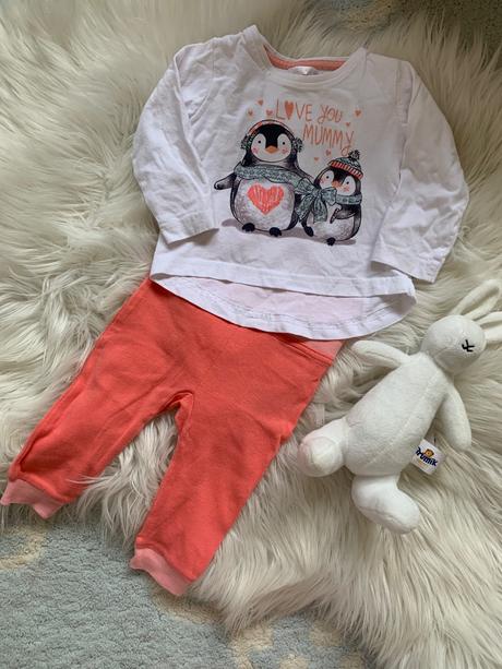 Legínky + tričko 62/68, pepco,62