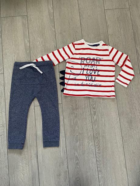 Pudláče + tričko dino, zn. f&f, f&f,86