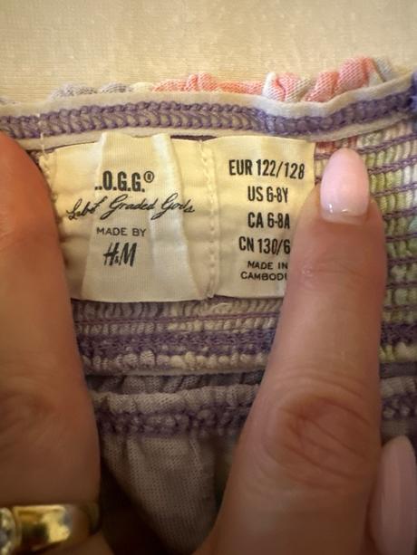 Šaty, h&m,122