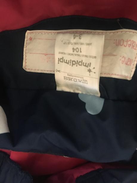 Bunda do dazda, impidimpi,104