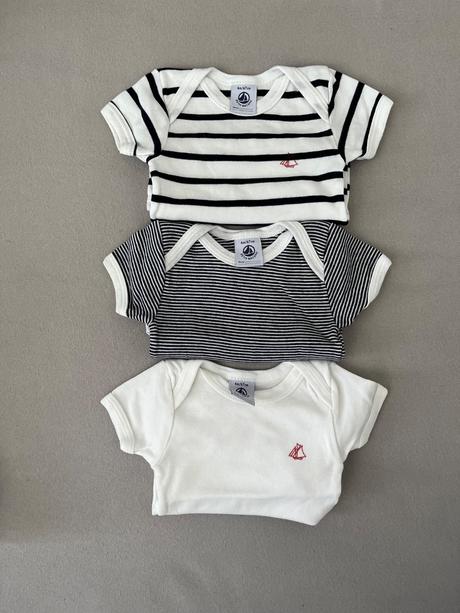 3ks body s kratkym rukavom zn. petit bateau, 68