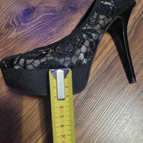 Damske čipkované lodičky, zara,37