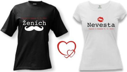 Svadobné tričká..., l - xxxl