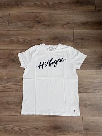 Biele tričko tommy hilfiger, tommy hilfiger,s