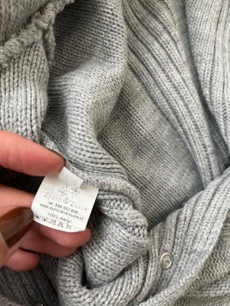 Overal jesenný pletený, 74