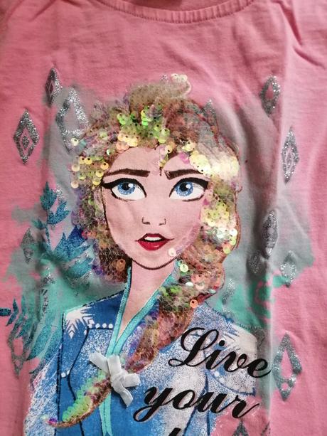 Tričko pre dievčatka frozen vel 122/6, 122