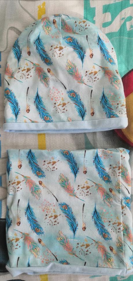 Detská čiapka set-obojstranný, 74