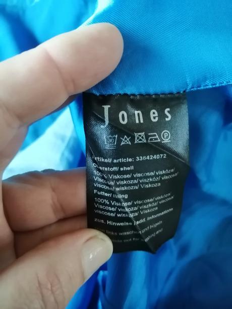 Modré ľahké šaty jones, v36, 36