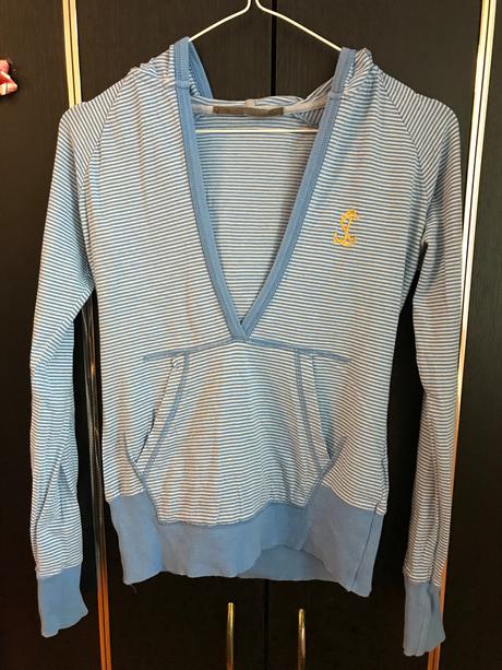 Mikina námornícky štýl, s