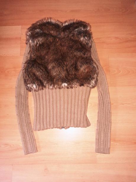 Svetrík s kožušinkou, tally weijl,xs