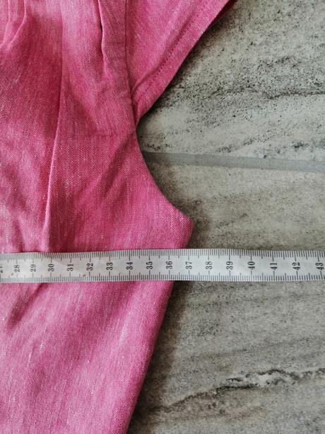 Ružové šaty asos s ľanom, v34, 34