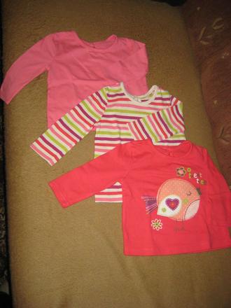 Tričko, cena za 3 ks , f&f,68