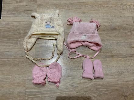 Zimne ciapky44 plus rukavicky, 68