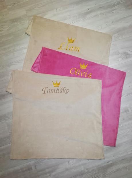 Letná deka s menom,