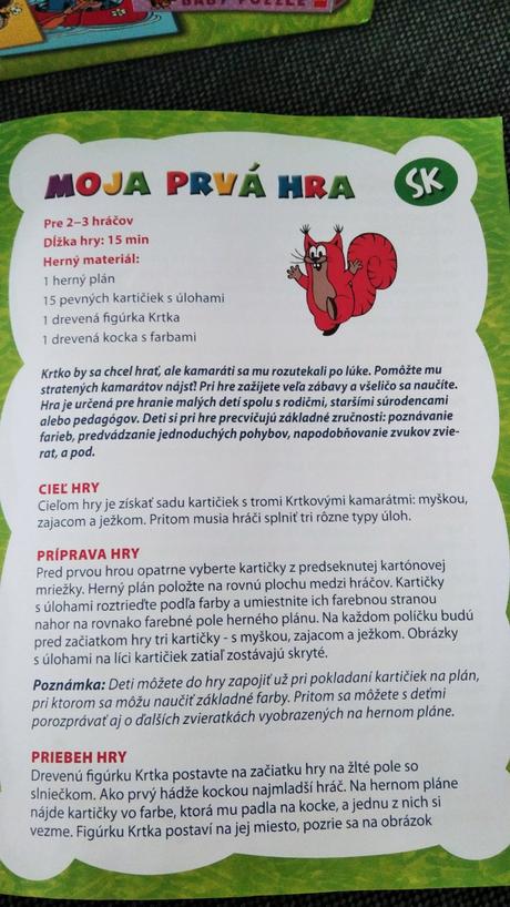 Moja prvá hra s krtkom s poštovným,