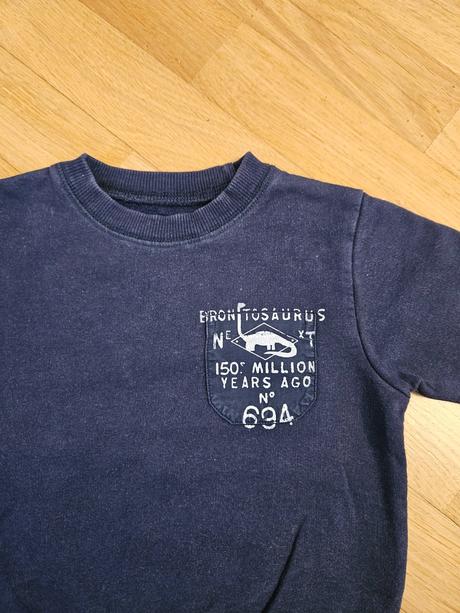 Mikina next s dinosaurom 80 zadarmo k nákupu, next,80