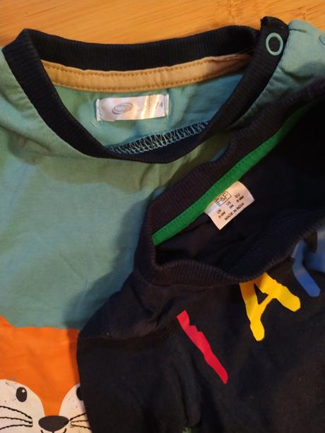 Dve veselé tričká f&f-pepco, v. 74, f&f,74