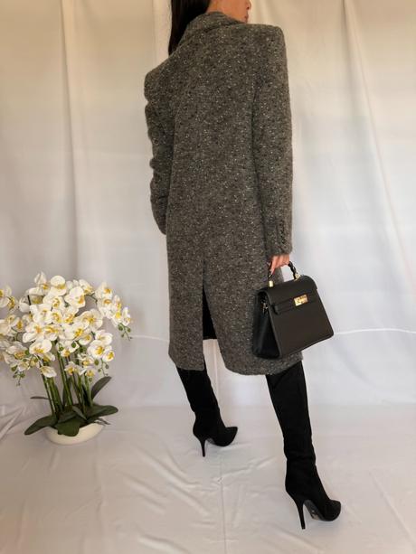 Zara - vlnený buklé kabát, zara,s