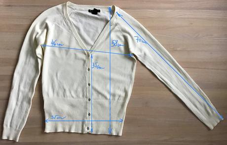 Svetložltý sveter veľ. m/l, mango,m