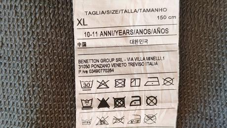 Detská mikina zn.benetton, na 10-11 r., benetton,146