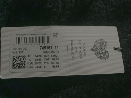 Teplucke saty, 54 / 56