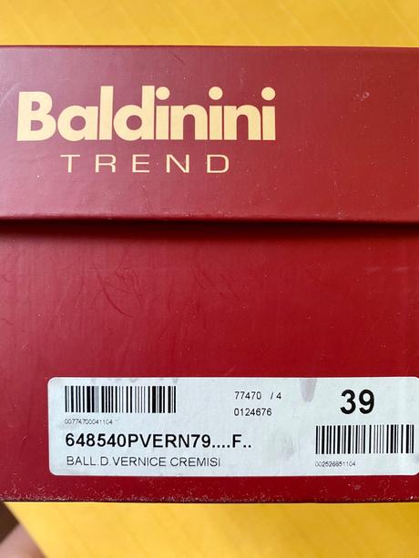 Luxusné kožené balerínky zn. baldinini veľ.39, baldinini,39