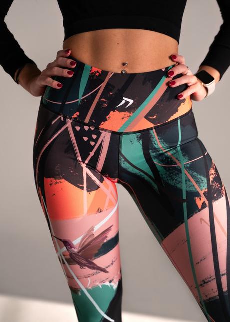 Krásny komplet legín a podprsenky kfit - terra, s