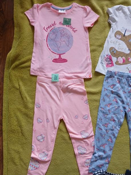 Nové oblecenie 92, šaty, tricka, leginy, 86–98