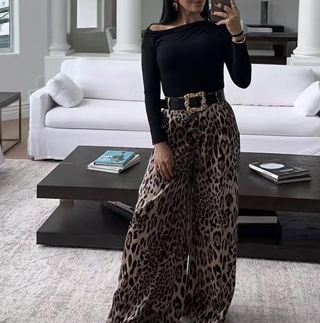 Zara leopardie nohavice, zara,m