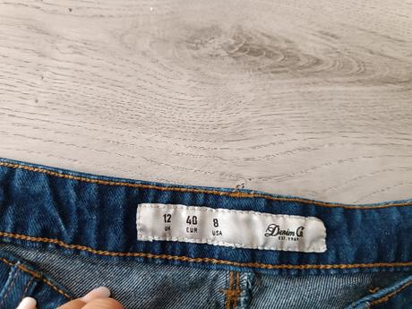 Krátke riflové nohavice, denim co,40