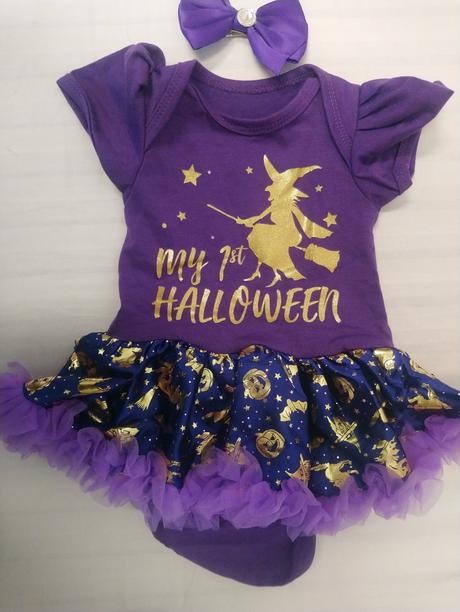 4 outfit môj 1.karneval fialová čarodejnica, 62-68, 