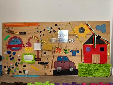 Montesori pracovna doska,